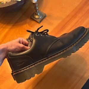 Dr. Martens Men’s Black Leather Oxfords